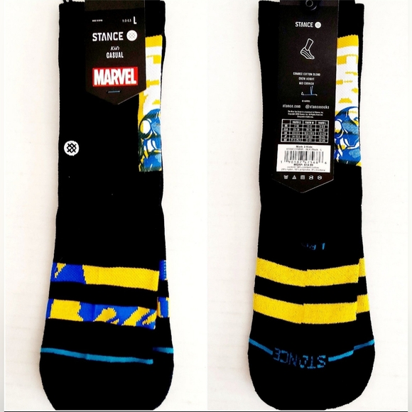 Stance kids casual socks Marvel Batman size Lg (New) - Picture 1 of 4